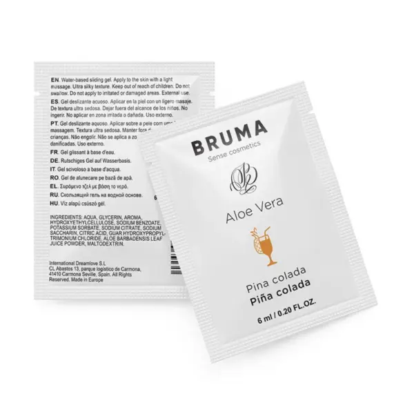 BRUMA - GEL SLIDING MET ALOE VERA PINA COLADA SMAAK 6 ML