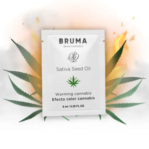 BRUMA - GLIJGEL MET CANNABISSMAAK ZAADOLIE WARMTE-EFFECT 6 ML