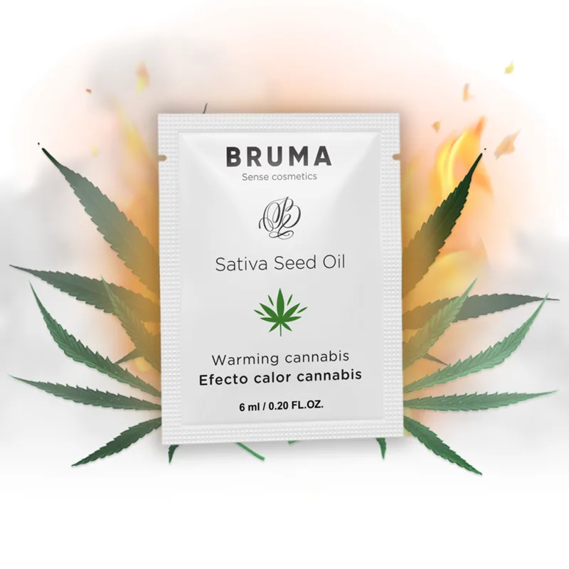 BRUMA - GLIJGEL MET CANNABISSMAAK ZAADOLIE WARMTE-EFFECT 6 ML