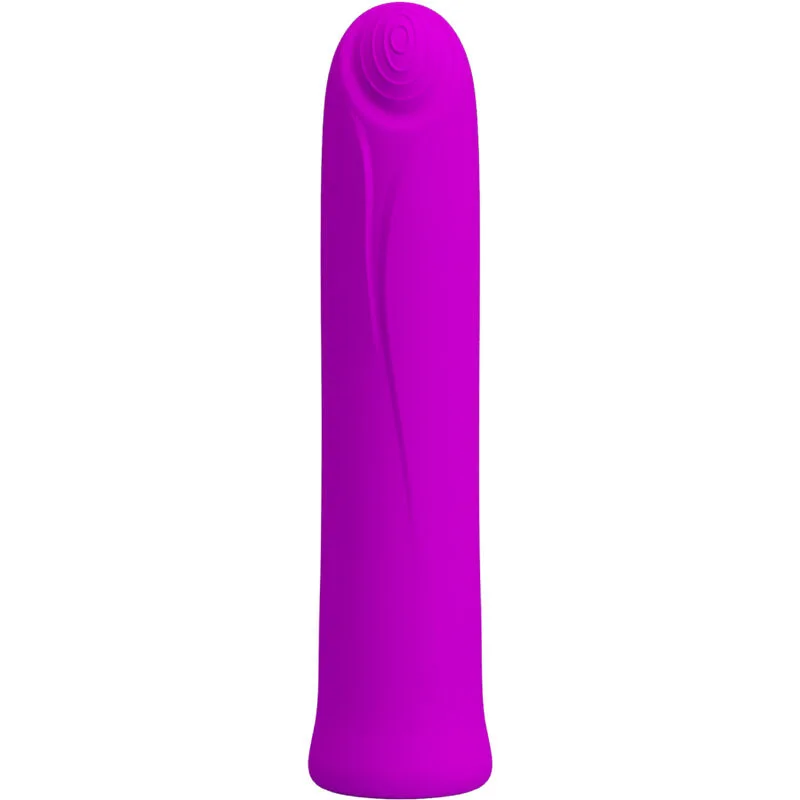 PRETTY LOVE - CURTIS MINI VIBRATOR SUPER POWER 12 VIBRATIES VIOLET SILICONEN
