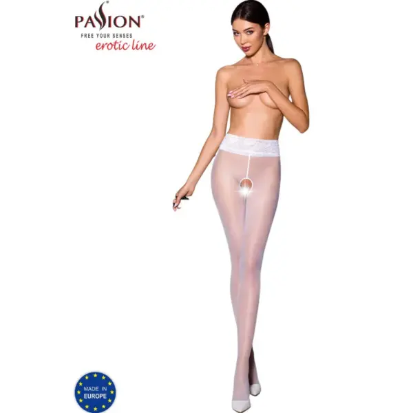 PASSION - TIOPEN 008 WITTE 3/4 30 DEN PANTY