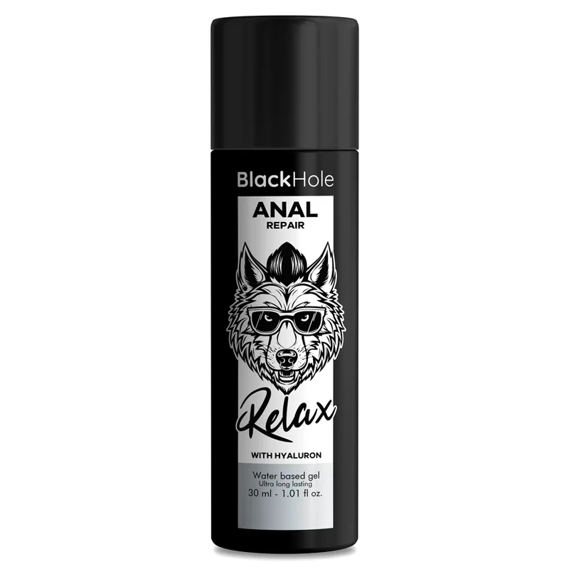 BLACK HOLE - ANALE REPARATIE ONTSPANNING OP WATERBASIS MET HYALURON 30 ML