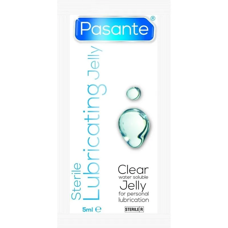 PASANTE - STERIELE GLIJGEL STERIELE GLIJGEL OP WATERBASIS VOOR PERSOONLIJK GEBRUIK, ZAKJE 5 ML