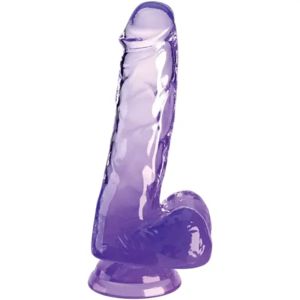 KING COCK - HELDERE REALISTISCHE PENIS MET TESTIKELS 13,5 CM PAARS