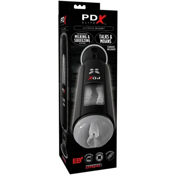 PDX ELITE - ULTIMATE MILKER VAGINA STROKER MASTURBATOR MET STEM