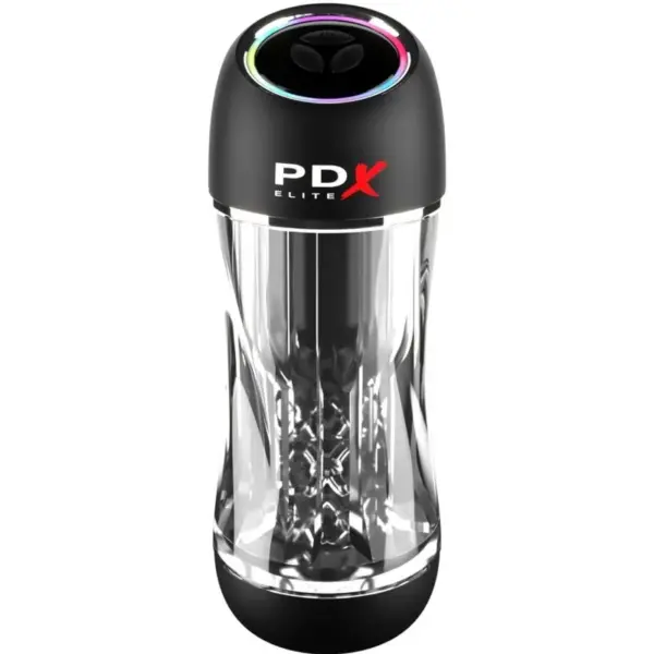 PDX ELITE - VIEWTUBE PRO VIBRATOR STROKER MASTURBATOR TRANSPARANT