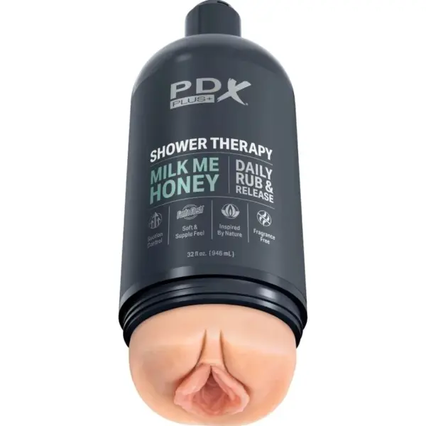 PDX PLUS - STROKER MASTURBATOR DISCRETE FLES ONTWERP MILK ME HONEY SHAMPOO