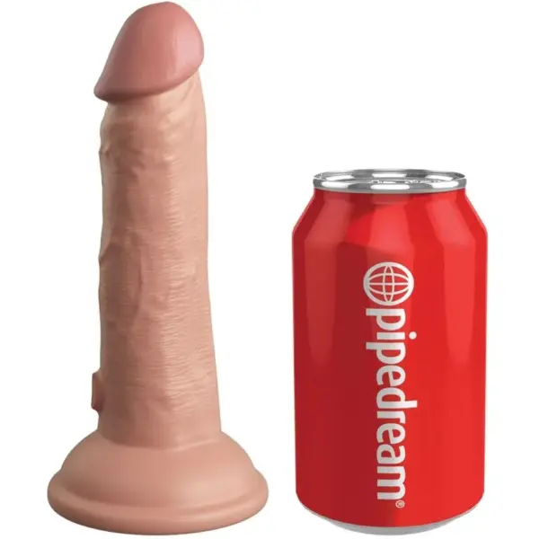 KING COCK - ELITE REALISTISCHE VIBRERENDE & SILICONEN DILDO 15,2 CM