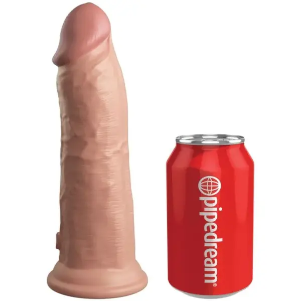 KING COCK - ELITE REALISTISCHE VIBRERENDE & SILICONEN DILDO 20,3 CM