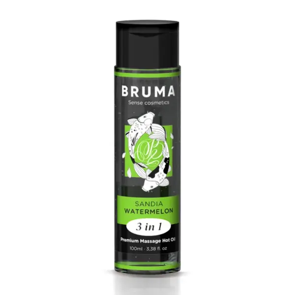 BRUMA - PREMIUM WATERMELOENSMAAK WARMTE-EFFECT MASSAGEOLIE 3 IN 1 - 100 ML