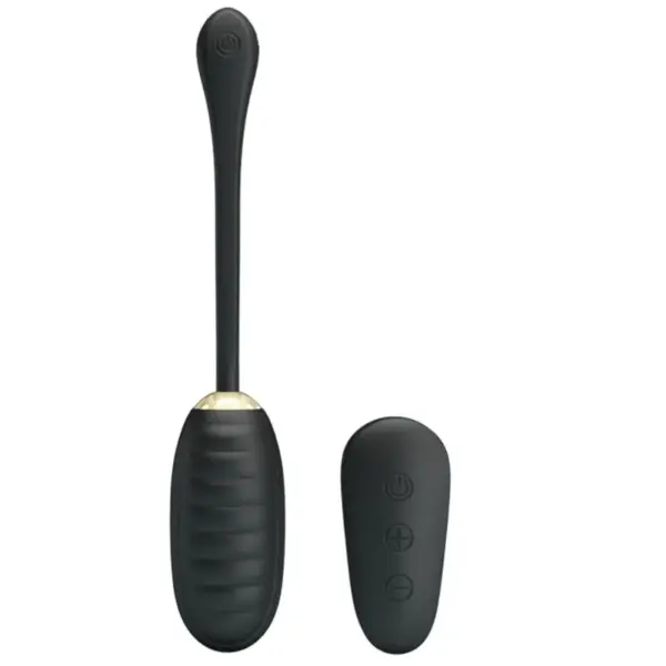 PRETTY LOVE - DOREEN OPLAADBARE LUXE VIBRERENDE EI ZWARTE AFSTANDSBEDIENING