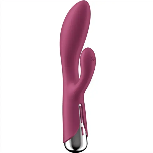 SATISFYER - SPINNING RABBIT 1 CLITORIS EN G-SPOT STIMULATIE ROOD