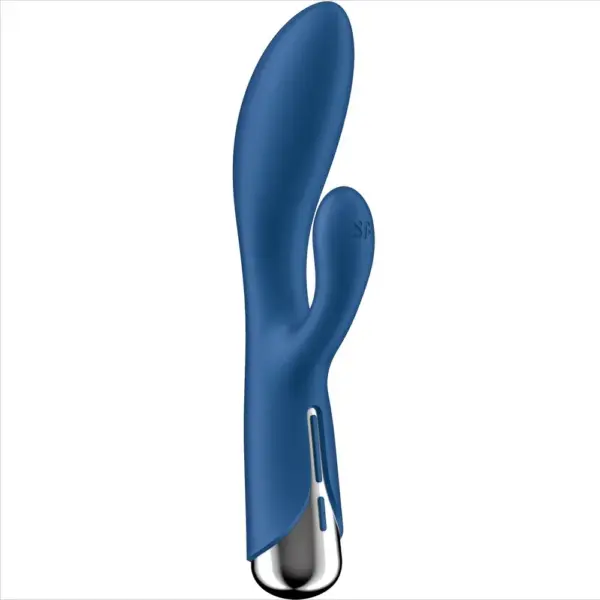 SATISFYER - SPINNING RABBIT 1 CLITORIS EN G-SPOT STIMULATIE BLAUW