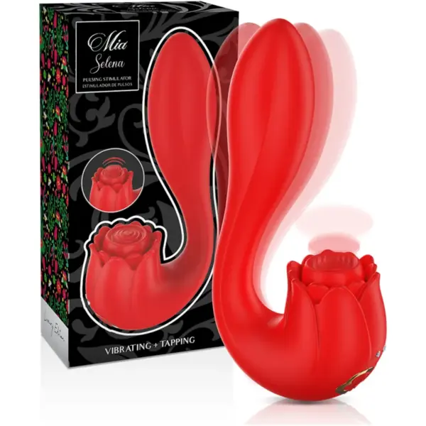 MIA - SELENA VIBRERENDE STIMULATOR + RED TAPPING