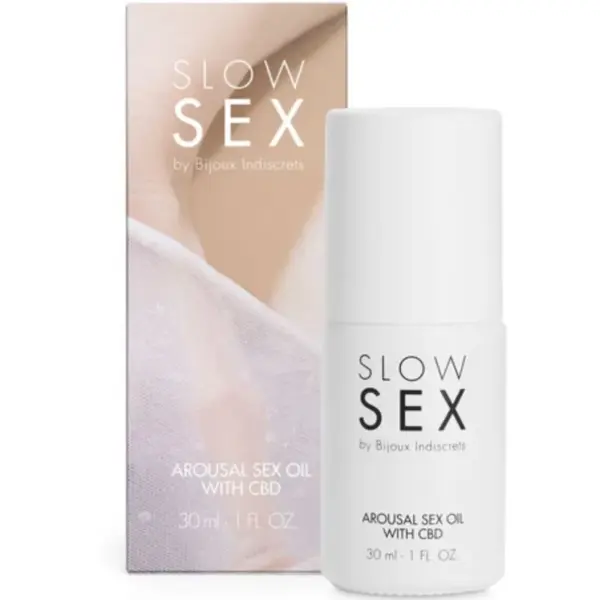 BIJOUX INDISCRETS - SLOW SEX SEXUELE MASSAGE OLIE MET CBD 30 ML