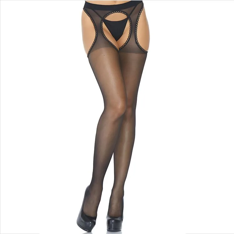 LEG AVENUE - SHEER KOUSEN MET KOUSEN