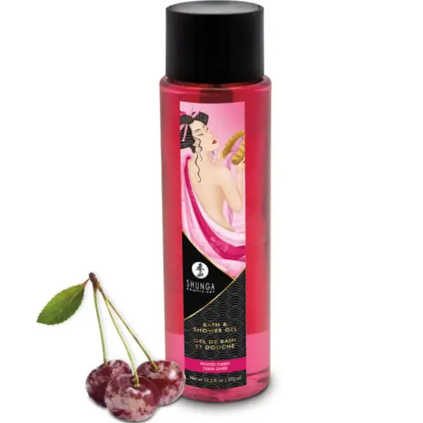 SHUNGA - KERSEN BAD- EN DOUCHEGEL 370 ML