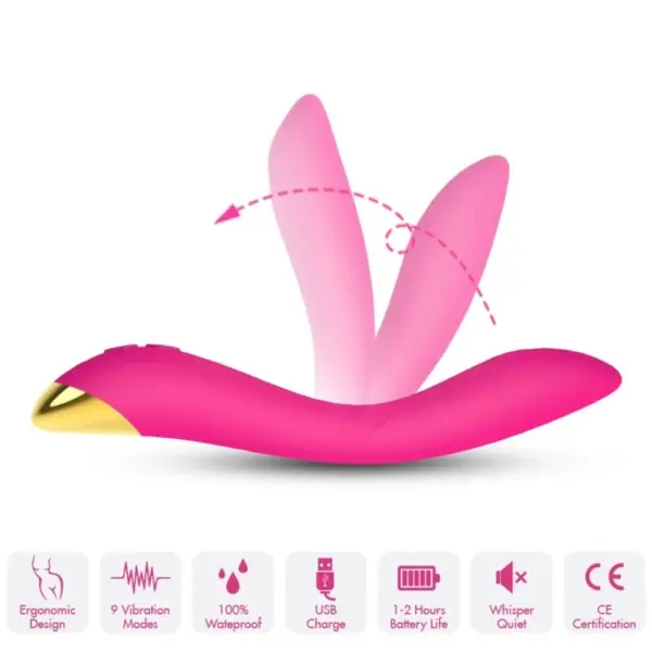 ARMONY - FLAMINGO MULTI-POSITIE VIBRATOR FUCHSIA
