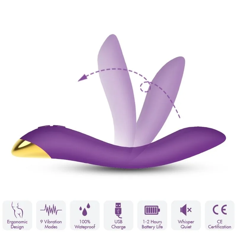 ARMONY - VIOLETTE FLAMINGO MULTI-POSITIE VIBRATOR