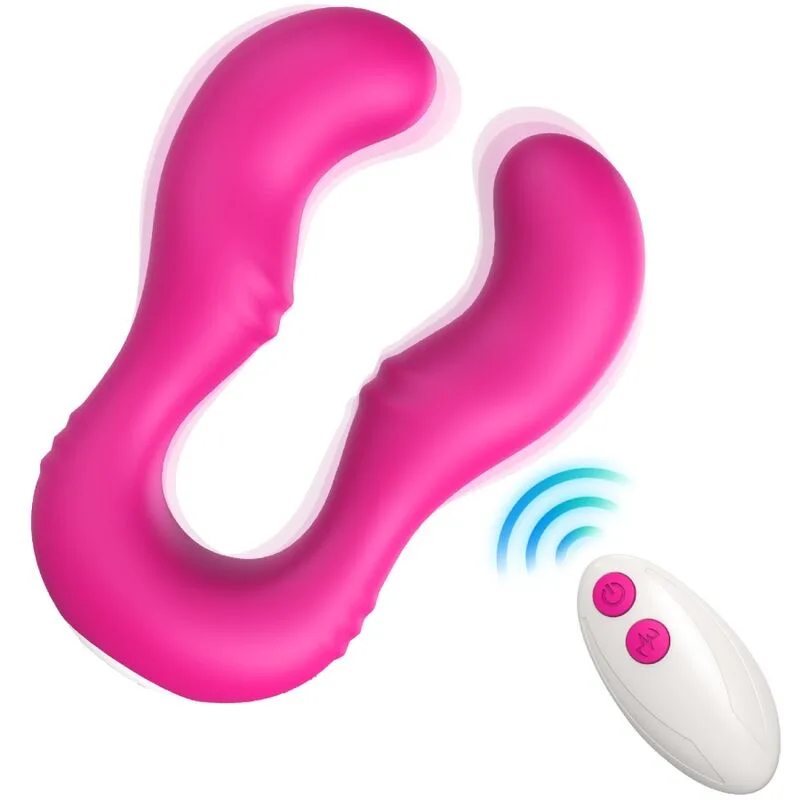 ARMONY - SERAPH DUBBELE AFSTANDSBEDIENING VIBRATOR FUCHSIA