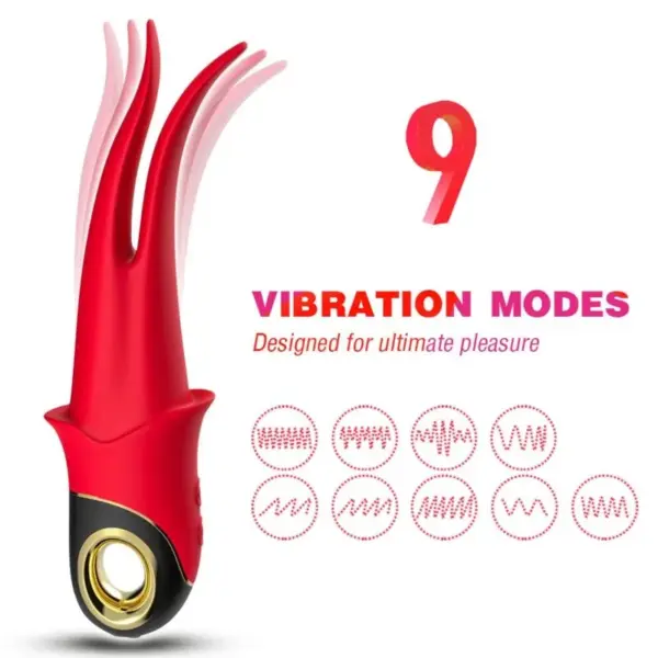 ARMONY - SCHADUWVIBRATORKLEM ROOD