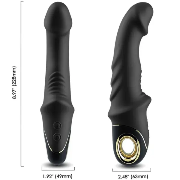 ARMONY - JOYBLADE DILDO VIBRATOR ROTATOR ZWART