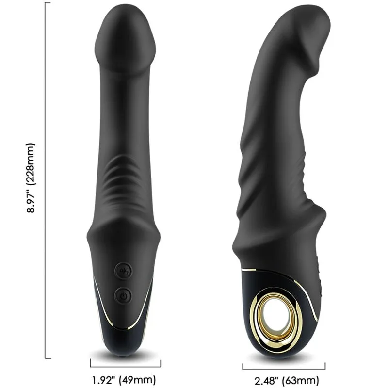 ARMONY - JOYBLADE DILDO VIBRATOR ROTATOR ZWART