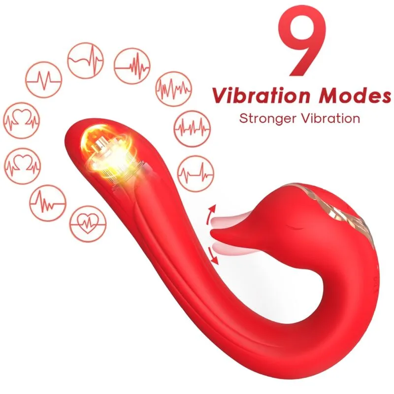 ARMONY - DOLPHIN MULTIPOSITION VIBRATOR & HEAT EFFECT ROOD