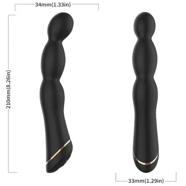 ARMONY - ZWARTE VERSTELBARE BAMBOE VIBRATOR