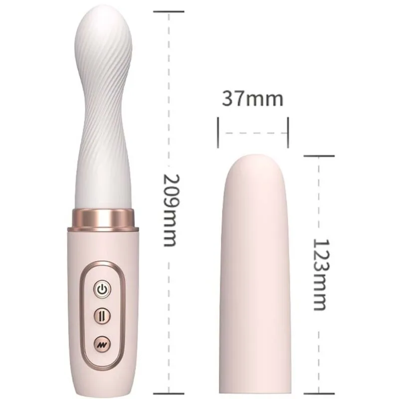 ARMONY - AUTOMATISCHE ROTERENDE & TELESCOPISCHE VIBRATOR GEEL
