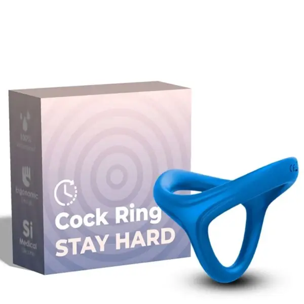 ARMONY - TRESOR BLAUWE DUBBELE SILICONEN RING