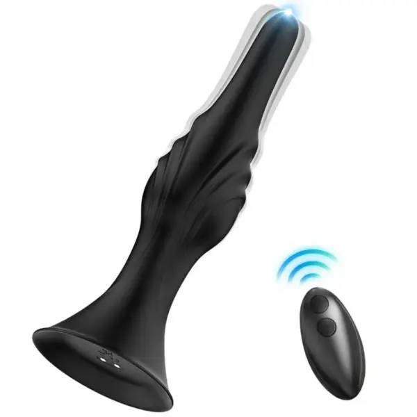 ARMONY - ZWARTE AFSTANDSBEDIENING VIBRATOR & ANALE PLUG