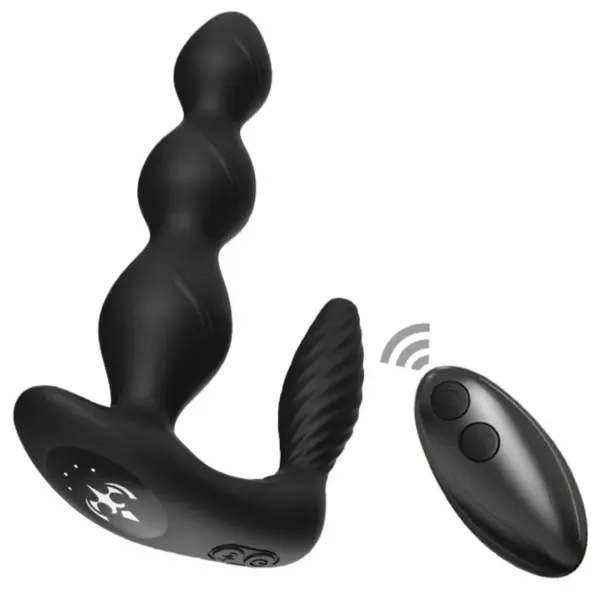 ARMONY - MANFUN VIBRATOR & ANAAL PLUG STIMULATOR AFSTANDSBEDIENING ZWART