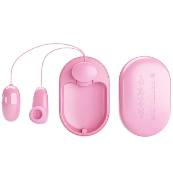 PRETTY LOVE - MAGIC BOX VIBRERENDE KOGEL & ROZE STIMULATOR