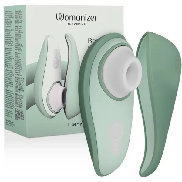 WOMANIZER - LIBERTY 2 CLITORIS STIMULATOR & ZUIG LICHTGROEN