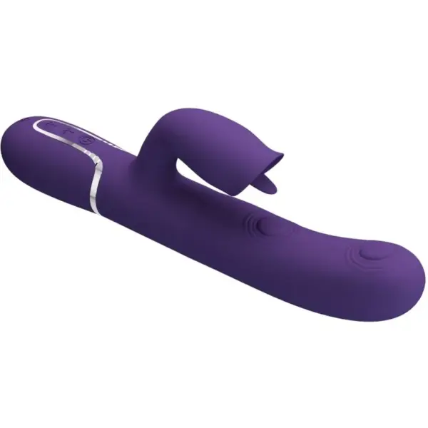 PRETTY LOVE - KONIJNENVIBRATOR MET PAARSE LIK