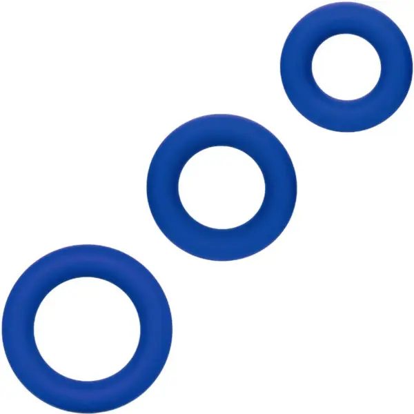 CALEXOTICS - ADMIRAL SET 3 BLAUWE PENIS RINGEN