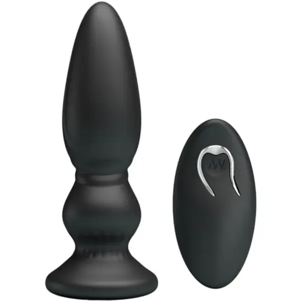 MR PLAY - KRACHTIGE VIBRATOR AFSTANDSBEDIENING ANALE PLUG ZWART