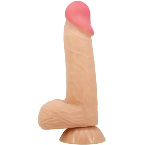 PRETTY LOVE - SLIDING SKIN SERIE REALISTISCHE DILDO MET ZUIGNAP SLIDING SKIN 20,6 CM