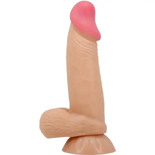 PRETTY LOVE - SLIDING SKIN SERIE REALISTISCHE DILDO MET ZUIGNAP SLIDING SKIN 19,4 CM