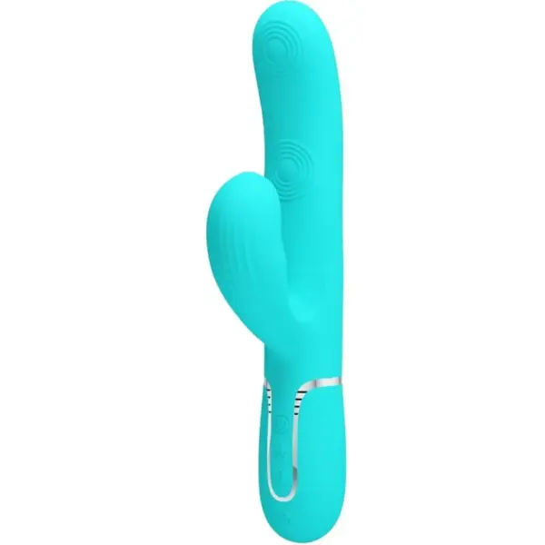 PRETTY LOVE - 3 IN 1 MULTIFUNCTIONELE G-SPOT VIBRATOR PERLIET WATER GROEN