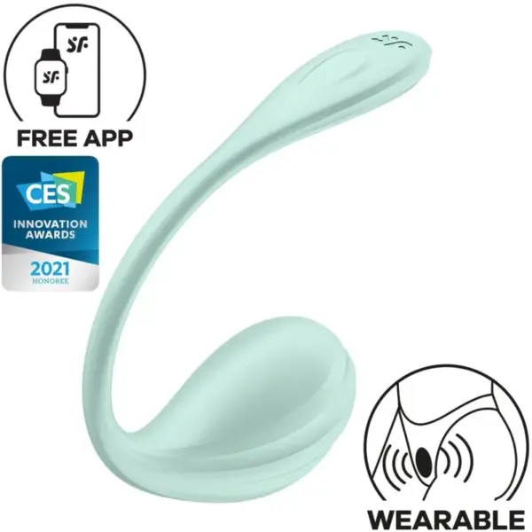 SATISFYER - GLADDE BLOEMPOT G-SPOT STIMULATOR WATER GROEN GRATIS APP