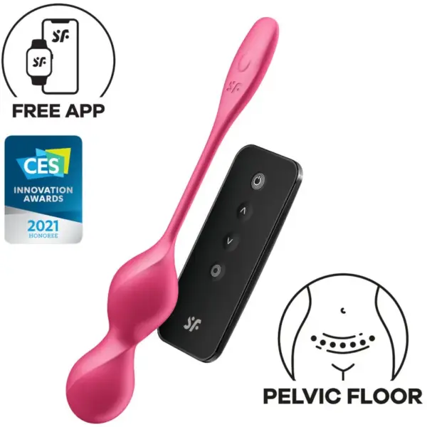 SATISFYER - LOVE BIRDS 2 VIBRERENDE KEGELBALLEN + GRATIS APP