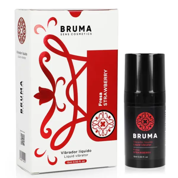 BRUMA - KRACHTIGE AARDBEIEN VLOEIBARE VIBRERENDE GEL 15 ML