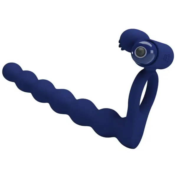 PRETTY LOVE - AJMAL VIBRERENDE RING MET BLAUWE PLUG