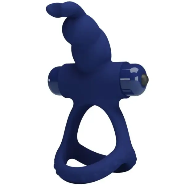 PRETTY LOVE - LUCHITO DUBBELE VIBRATIERING KONIJN BLAUW