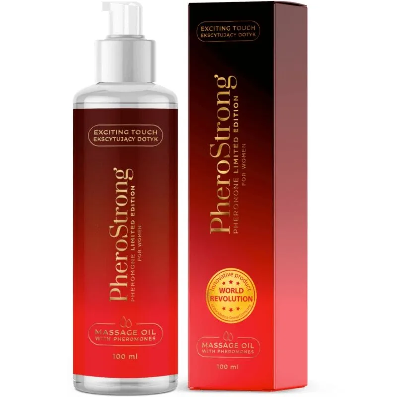 PHEROSTRONG - LIMITED EDITION MASSAGE OLIE VOOR VROUWEN 100 ML