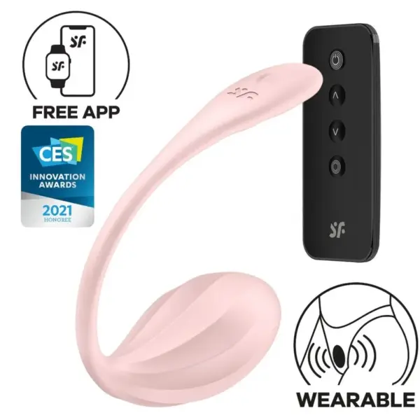 SATISFYER - GERIBBELDE BLOEMBLAADJE G-SPOT STIMULATOR AFSTANDSBEDIENING ROZE GRATIS APP