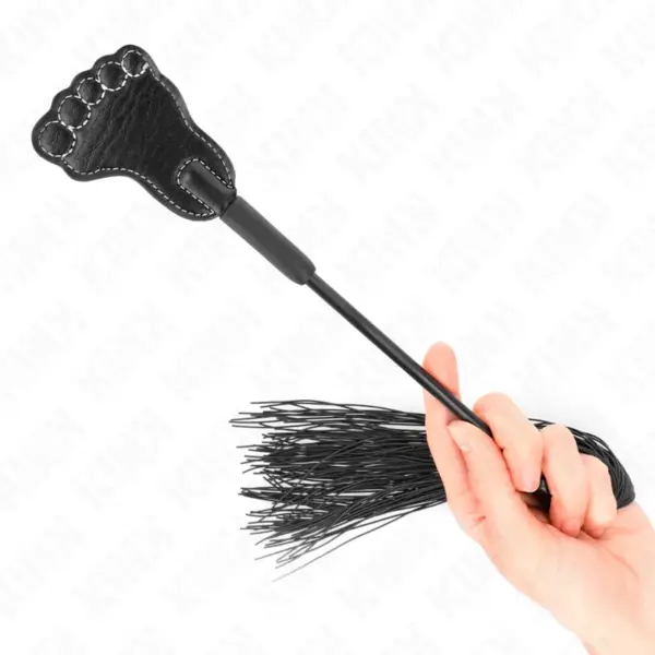 KINK - VOETVORMIGE PEDDEL MET KWAST ZWEEP 31 CM
