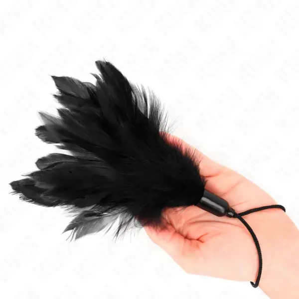 KINK - KITTELENDE VEREN MET TOUWHANDVAT KUNSTSTOF BASIS 15 CM